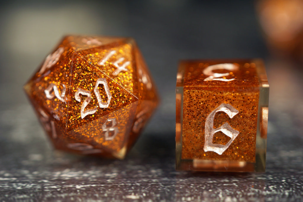 Goblin's Hideout - Handmade Resin Dice Set