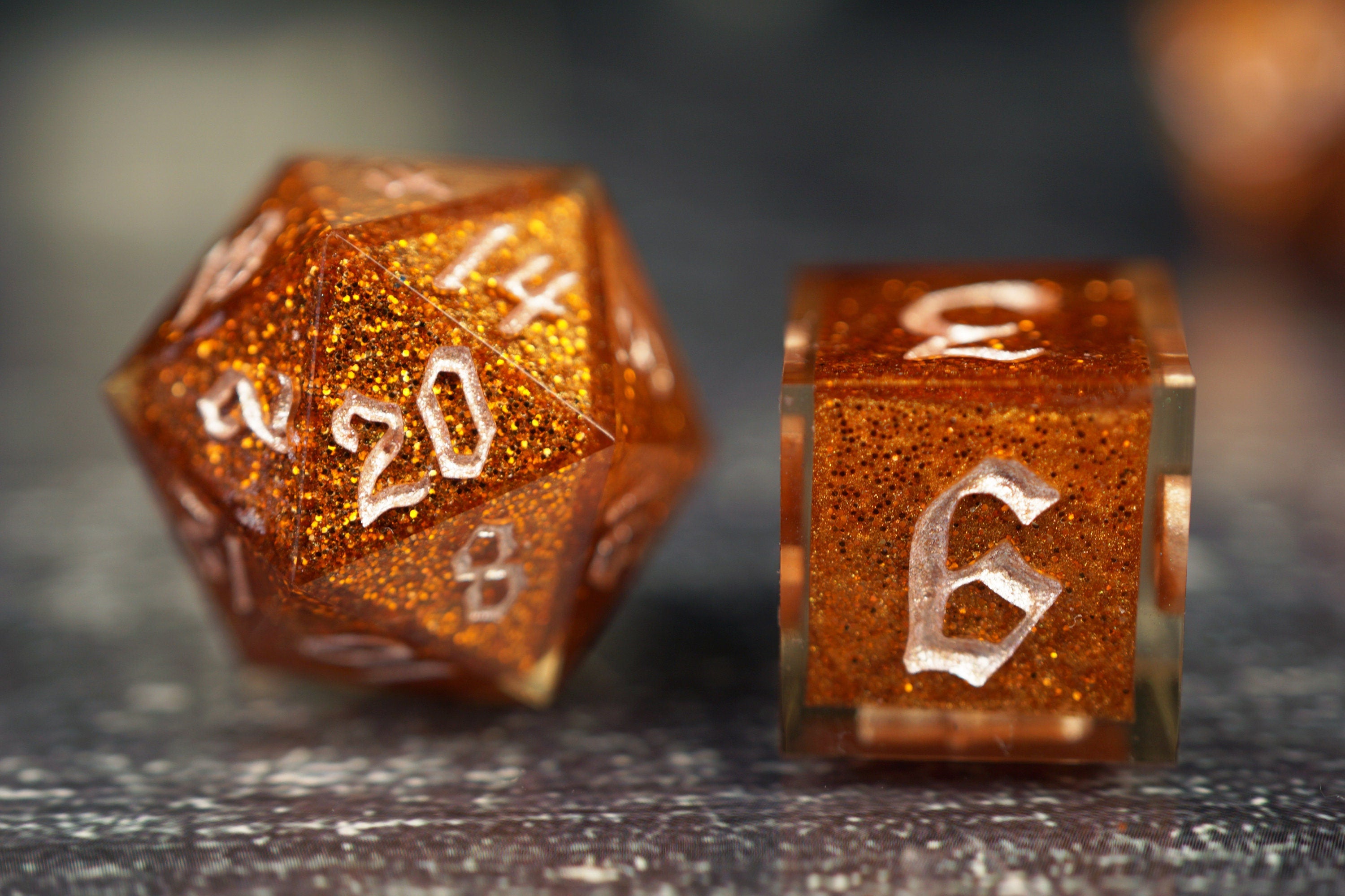 Goblin's Hideout - Handmade Resin Dice Set