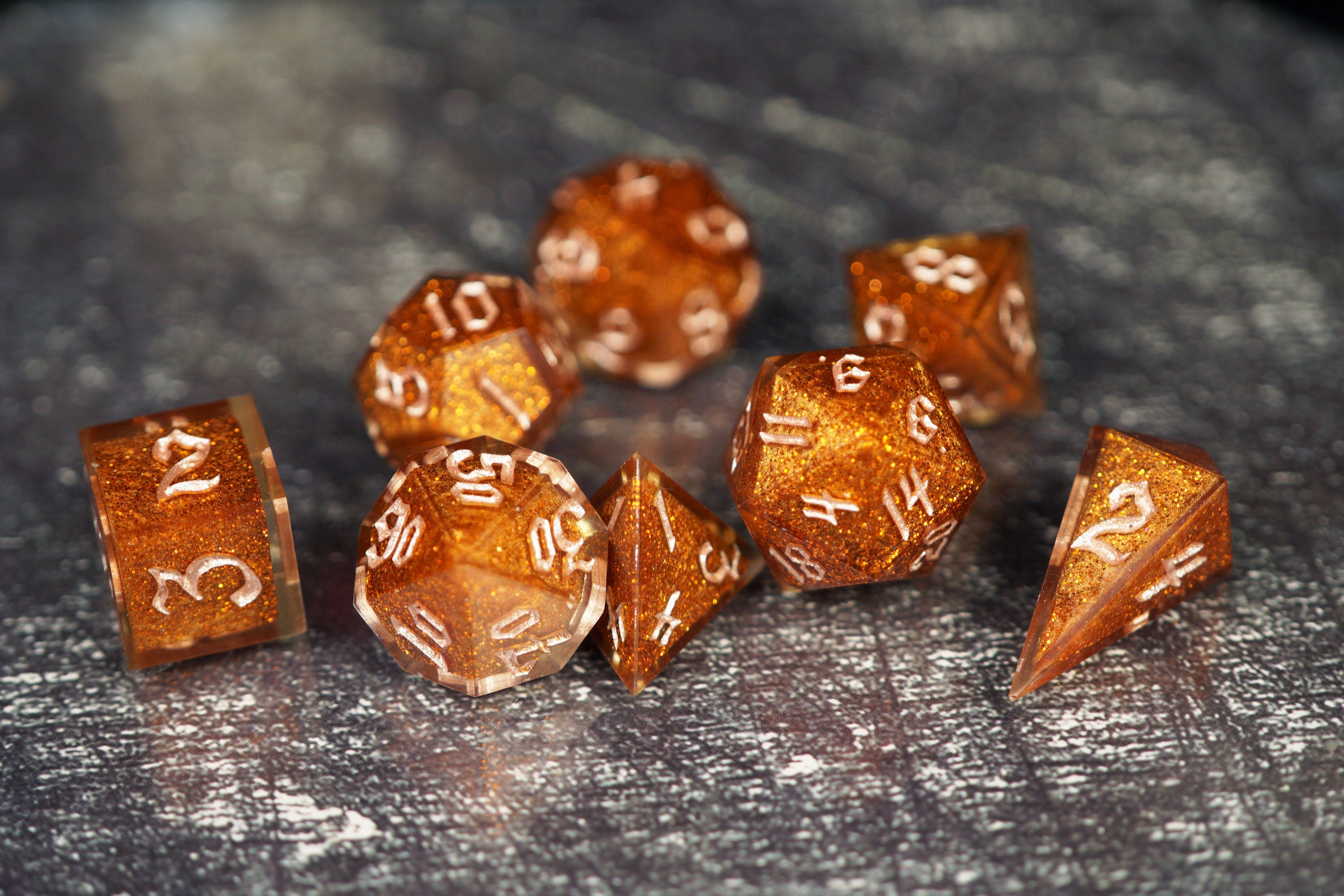 Goblin's Hideout - Handmade Resin Dice Set