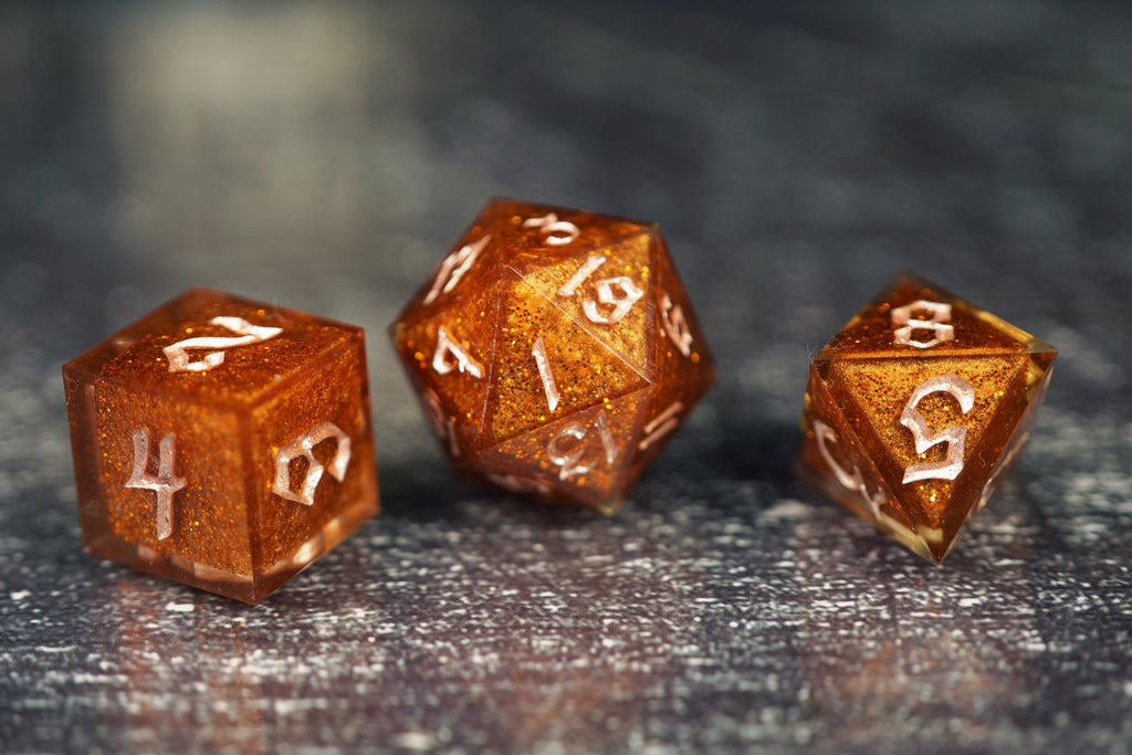 Goblin's Hideout - Handmade Resin Dice Set