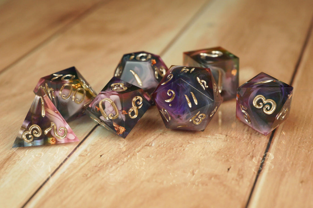 Witch's Sight - Handmade Resin Dice Set