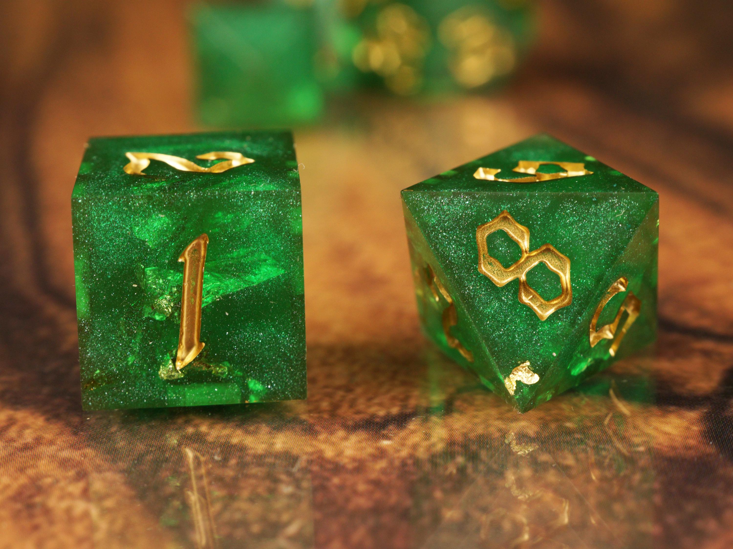 Tomb of Secrets - Handmade Resin Dice Set