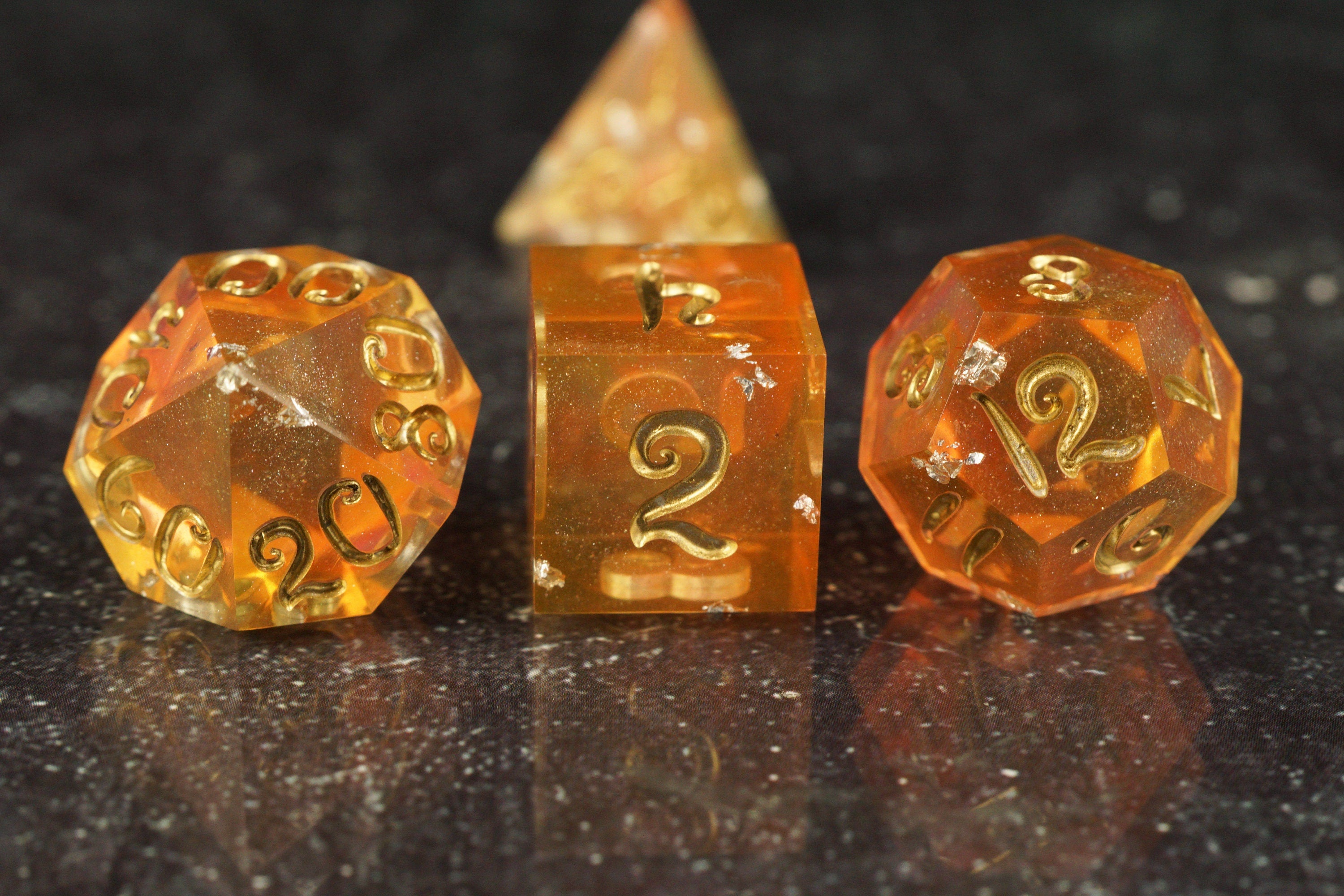 Yellowstone - Handmade Resin Dice Set