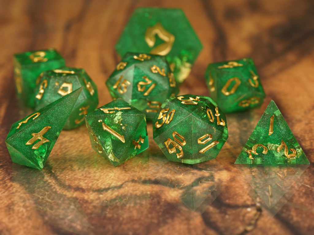 Tomb of Secrets - Handmade Resin Dice Set