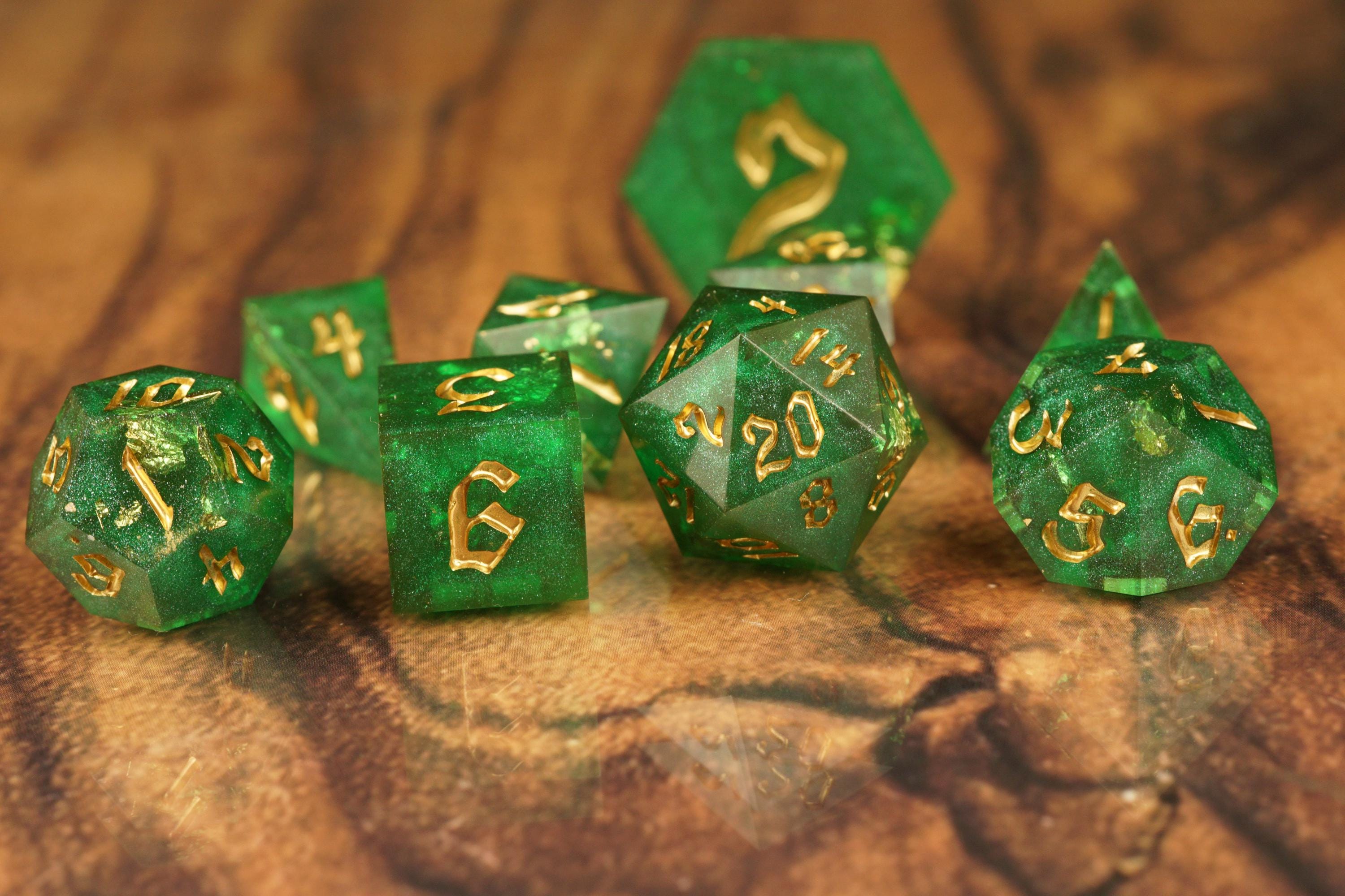 Tomb of Secrets - Handmade Resin Dice Set