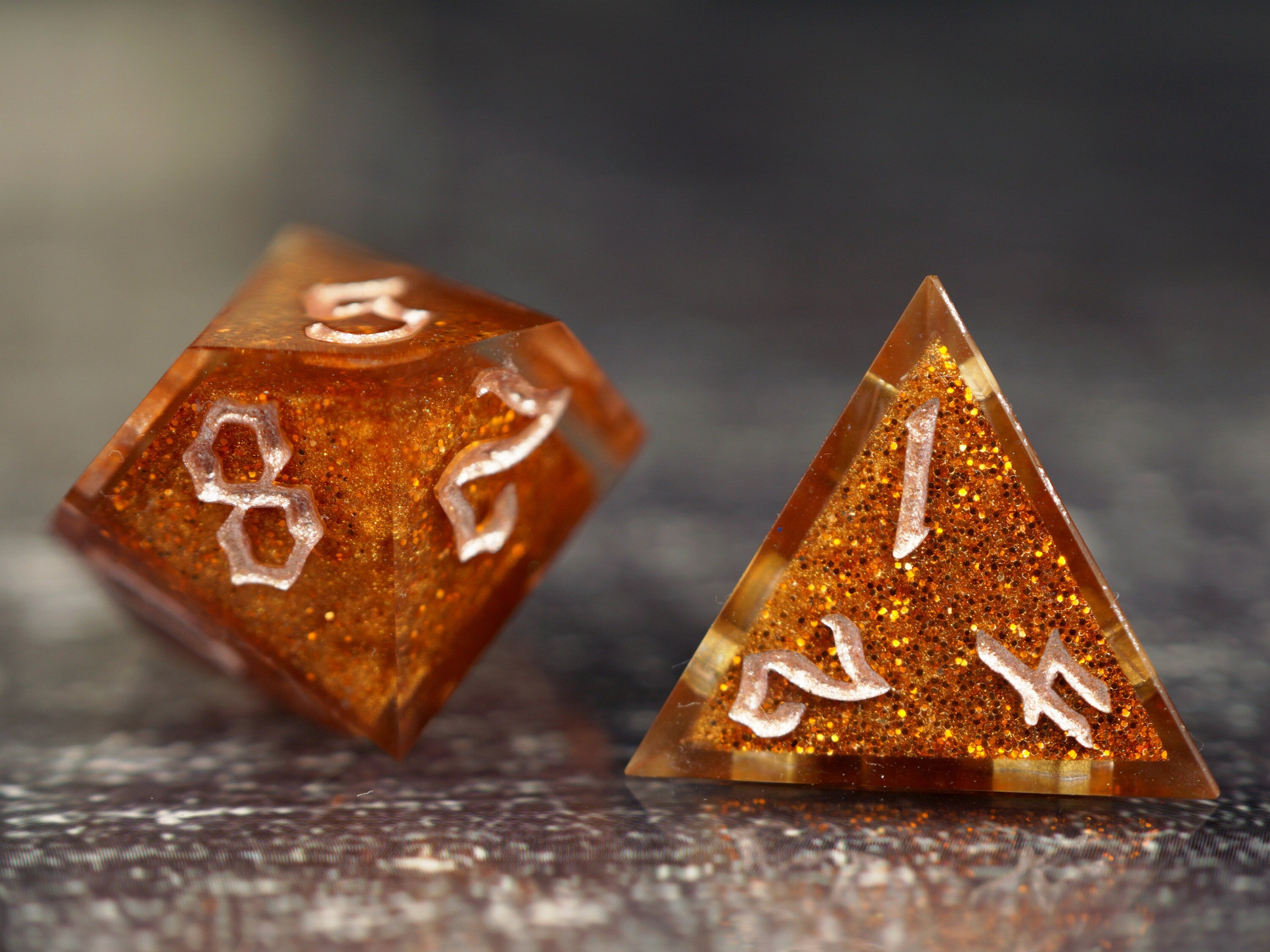 Goblin's Hideout - Handmade Resin Dice Set