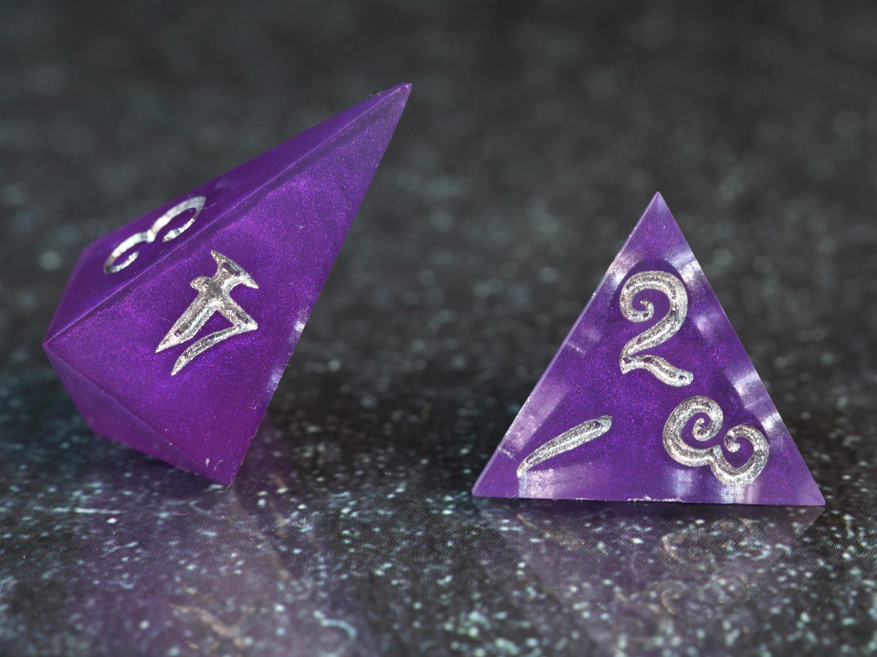 Arcane Gate - Handmade Resin Dice Set