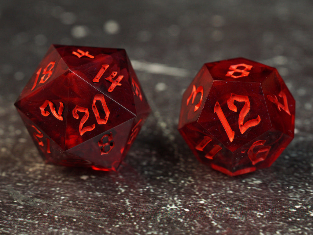 Eye of Vecna - Limited Edition - Handmade Resin Dice Set