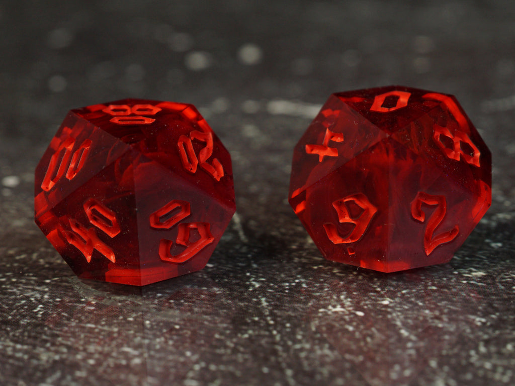 Eye of Vecna - Limited Edition - Handmade Resin Dice Set