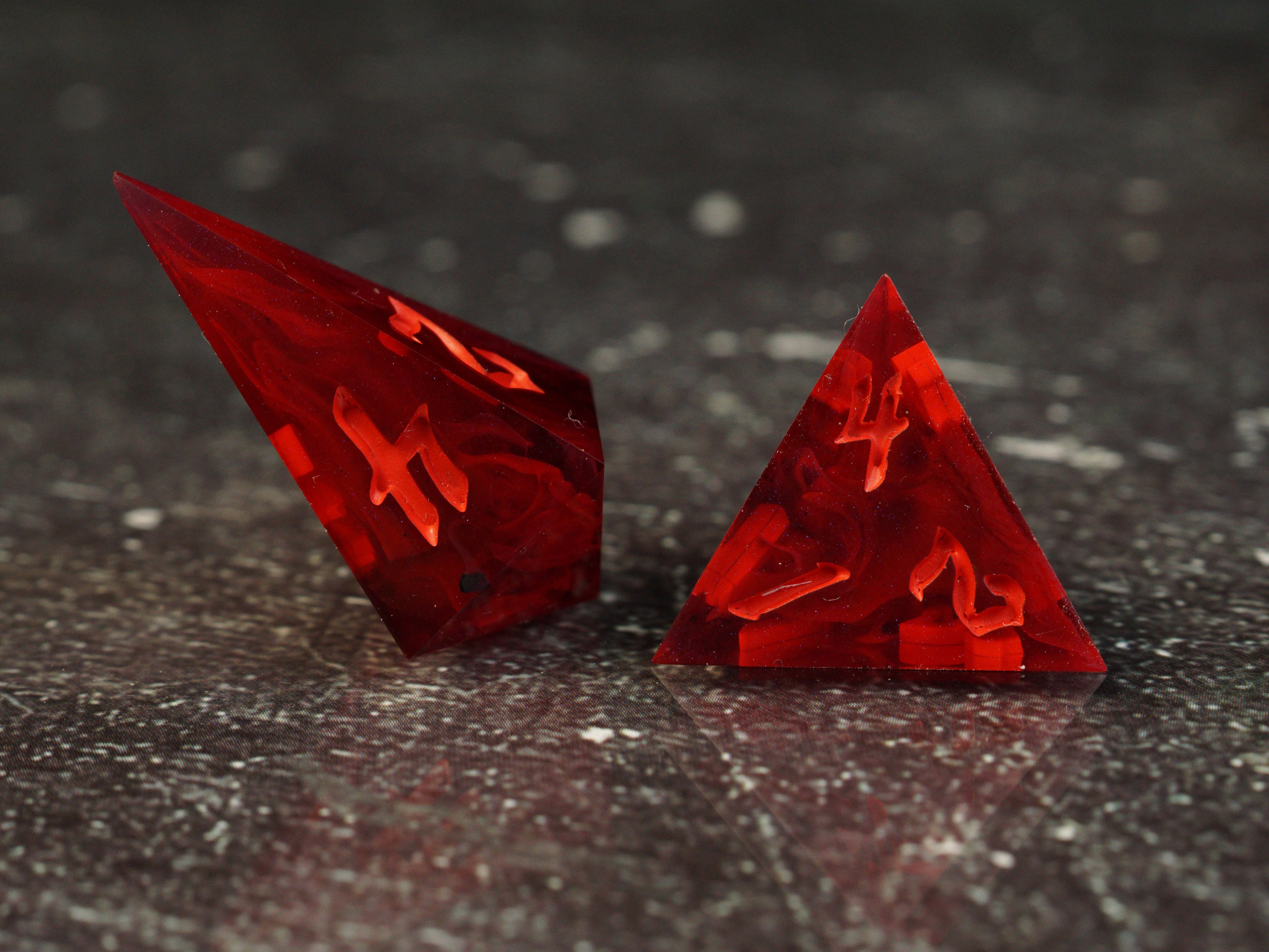 Eye of Vecna - Limited Edition - Handmade Resin Dice Set