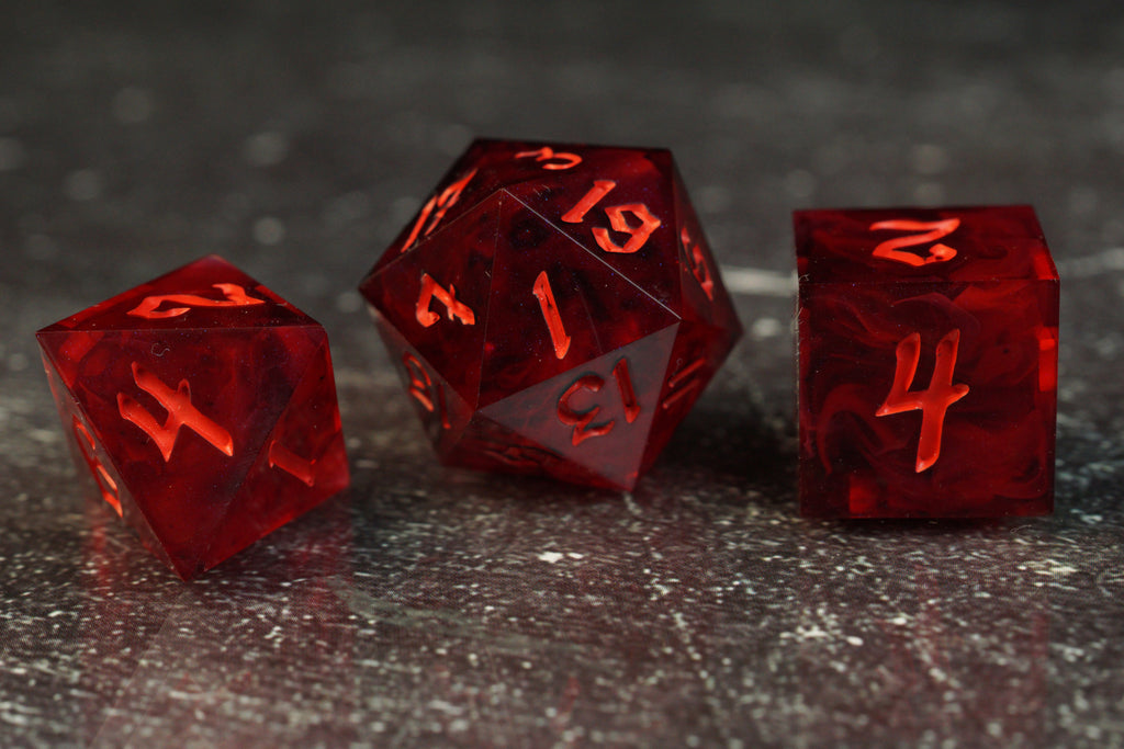 Eye of Vecna - Limited Edition - Handmade Resin Dice Set
