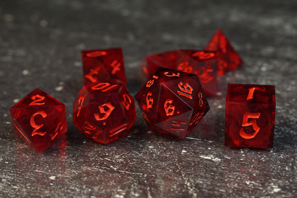 Eye of Vecna - Limited Edition - Handmade Resin Dice Set