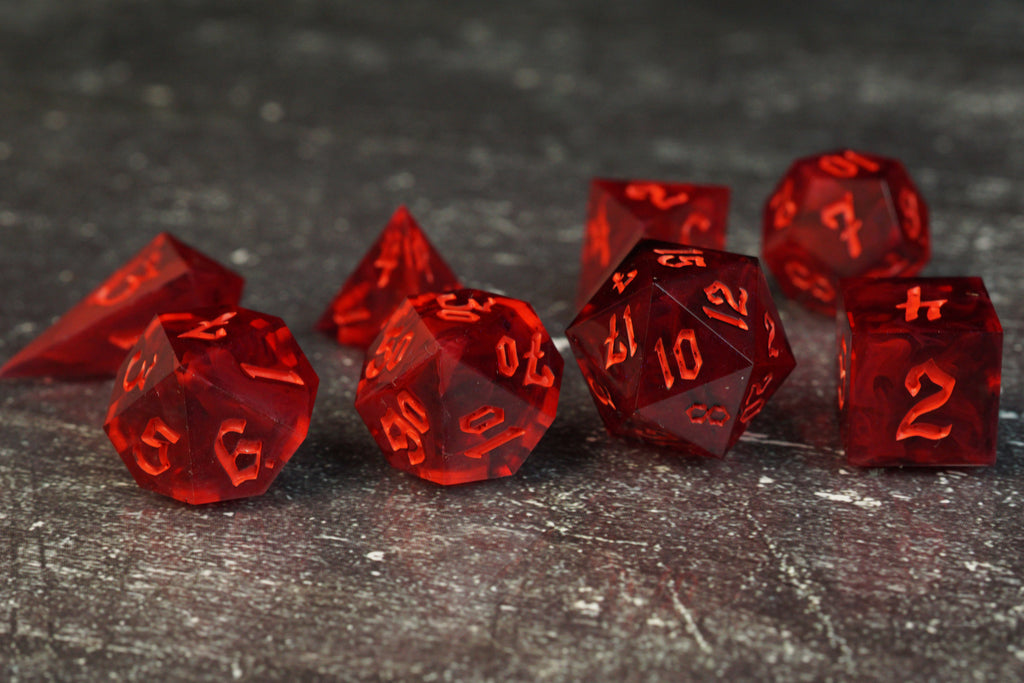 Eye of Vecna - Limited Edition - Handmade Resin Dice Set