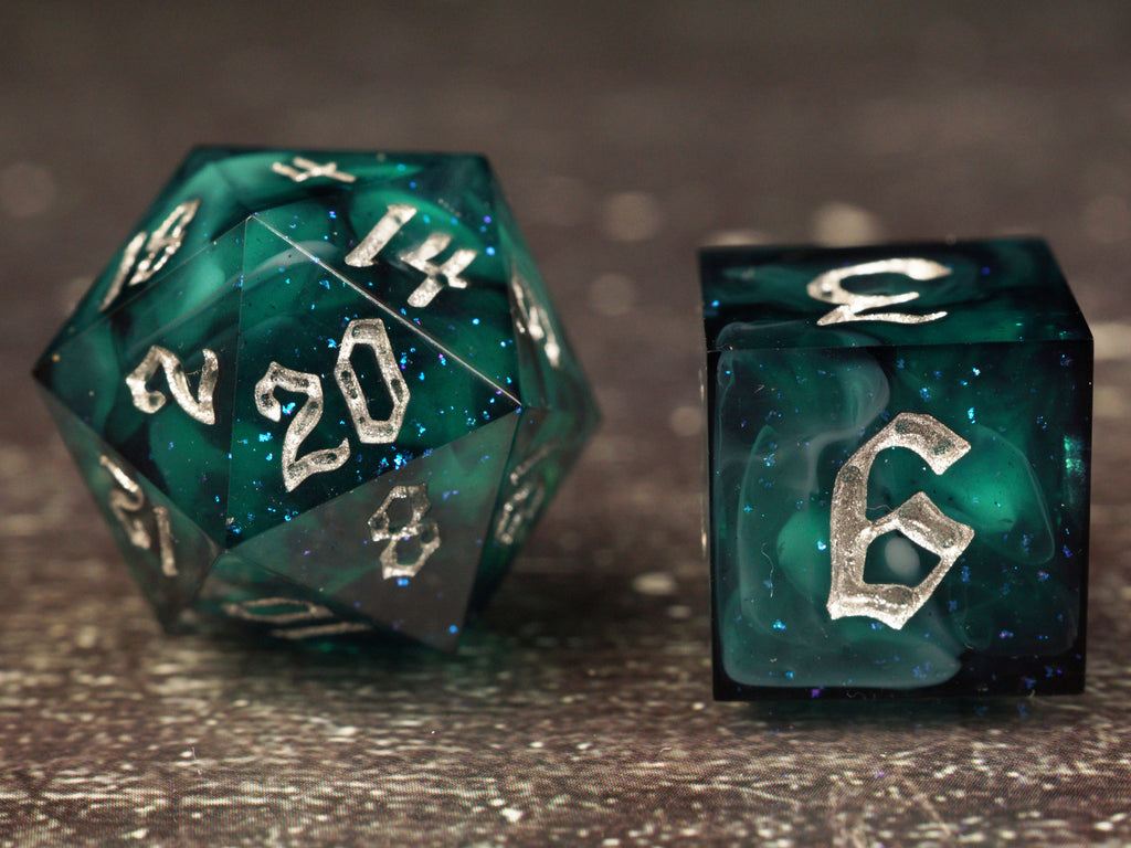 Hunter's Game - Handmade Resin Dice Set