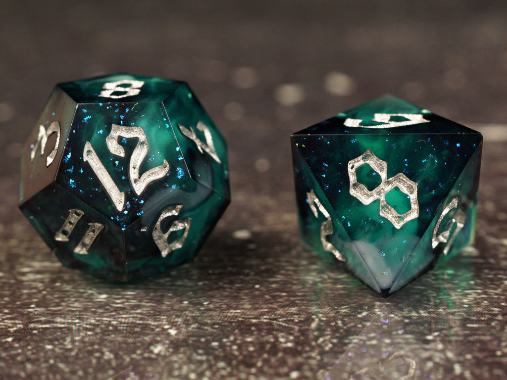 Hunter's Game - Handmade Resin Dice Set