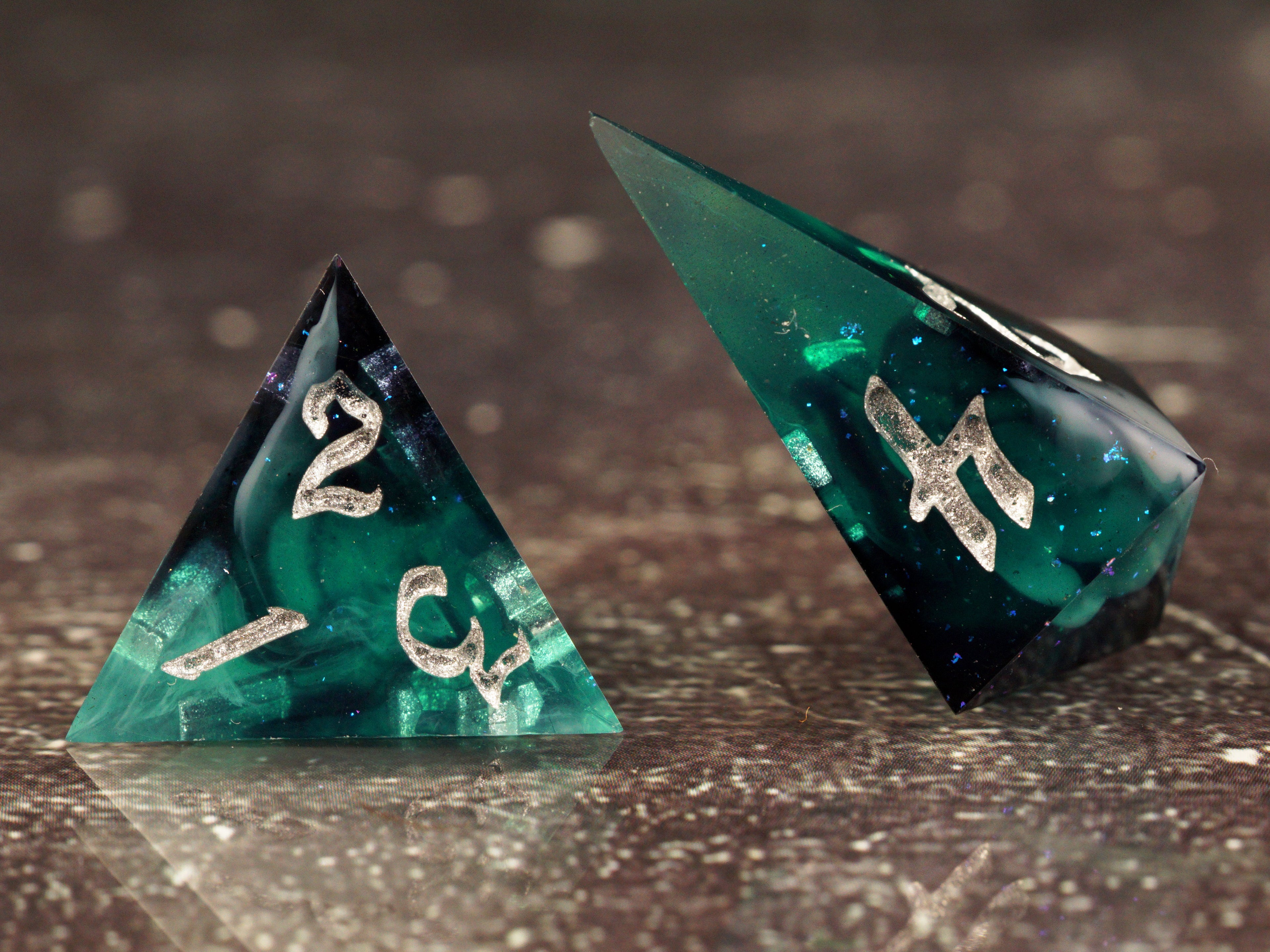 Hunter's Game - Handmade Resin Dice Set