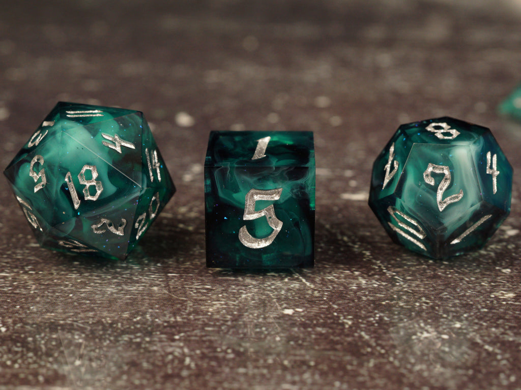 Hunter's Game - Handmade Resin Dice Set