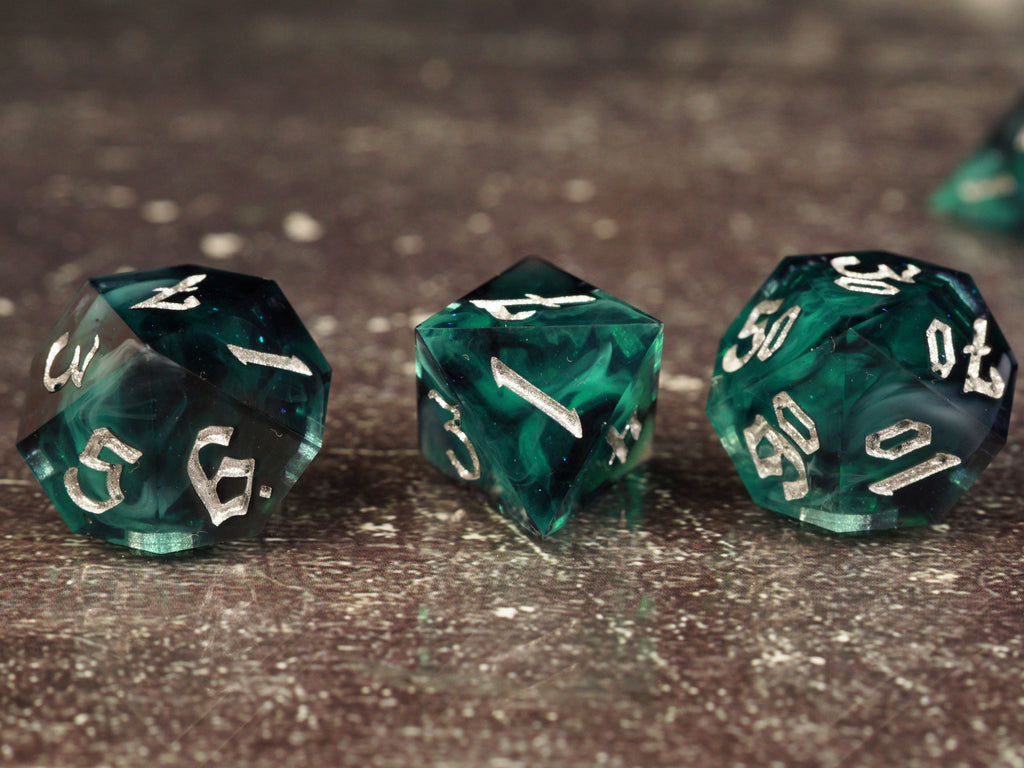 Hunter's Game - Handmade Resin Dice Set