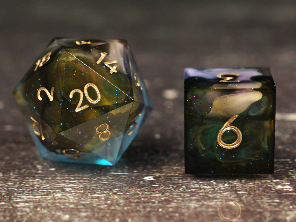 Alchemist’s Grove - Handmade Resin Dice Set