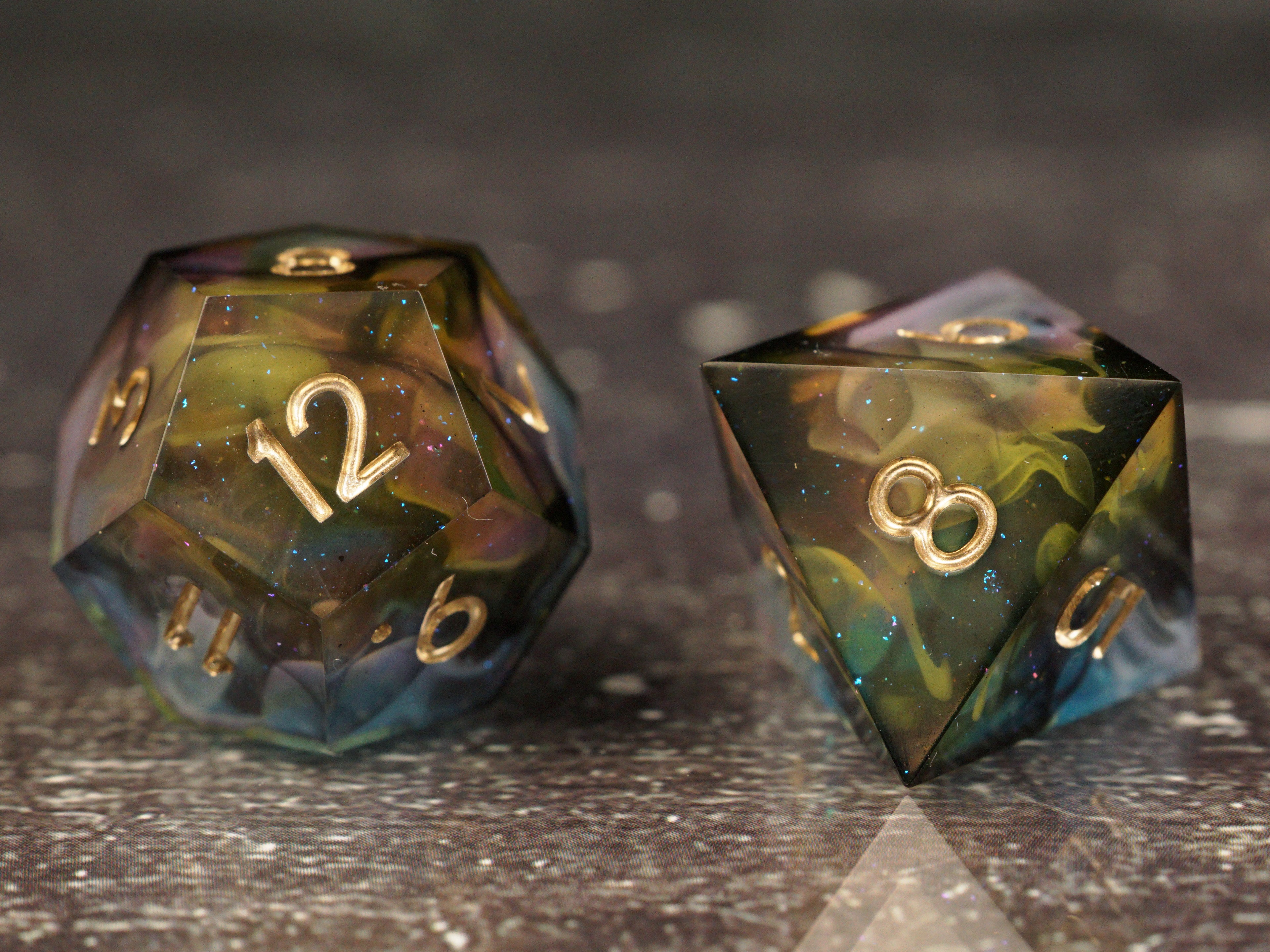 Alchemist’s Grove - Handmade Resin Dice Set
