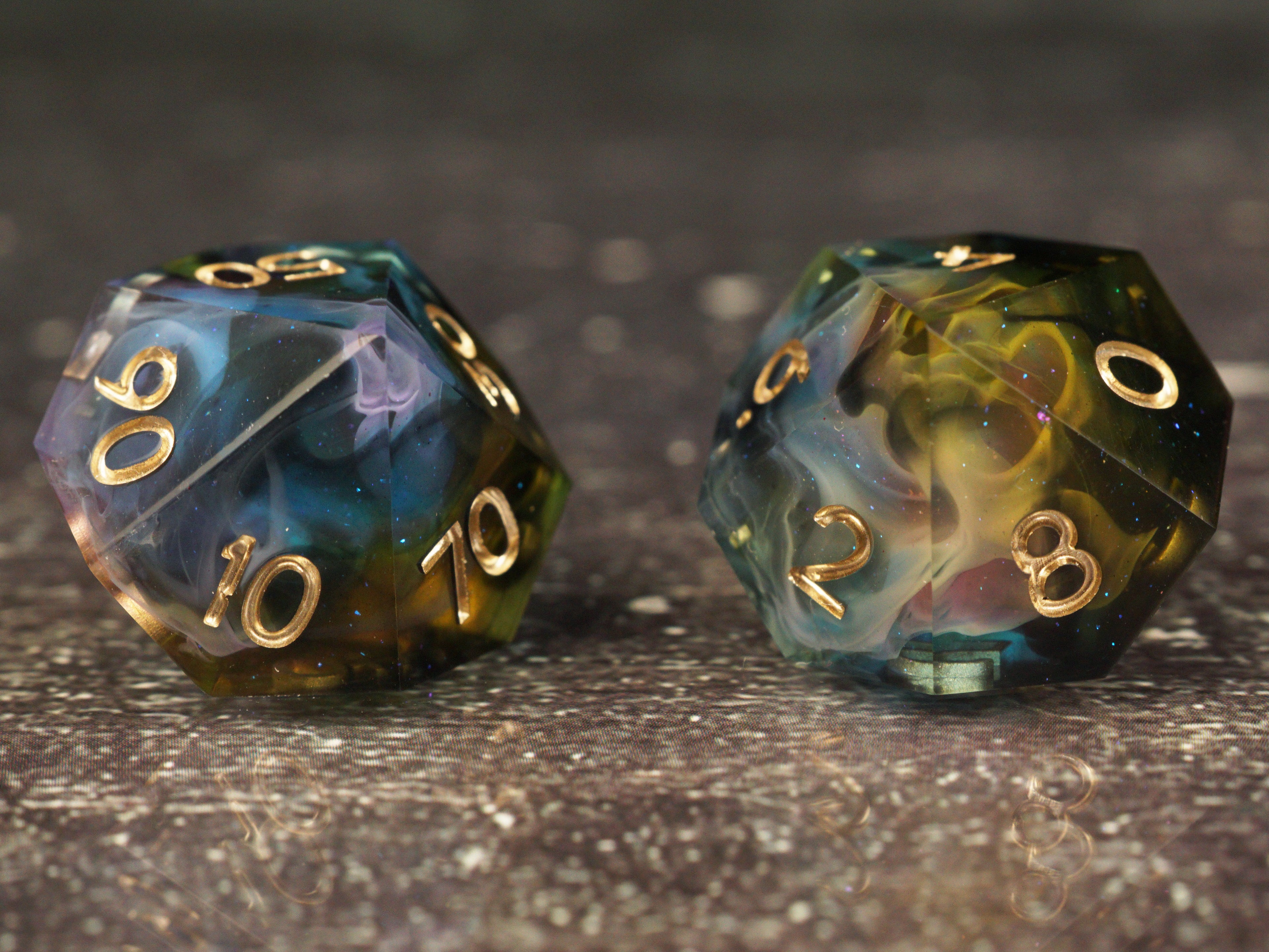 Alchemist’s Grove - Handmade Resin Dice Set