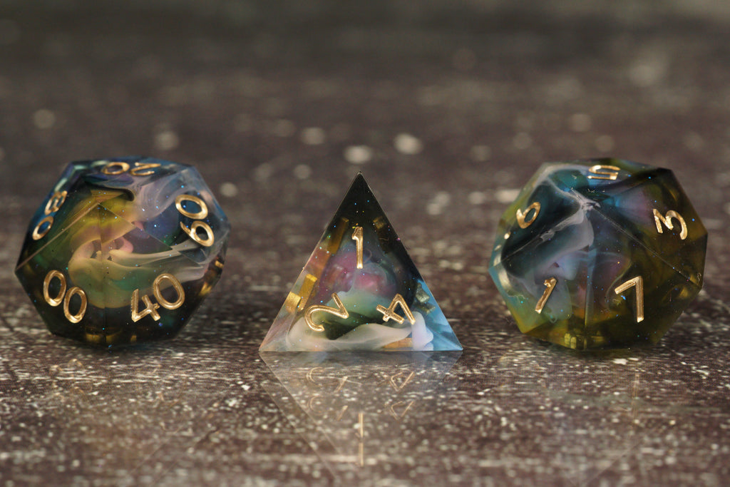 Alchemist’s Grove - Handmade Resin Dice Set