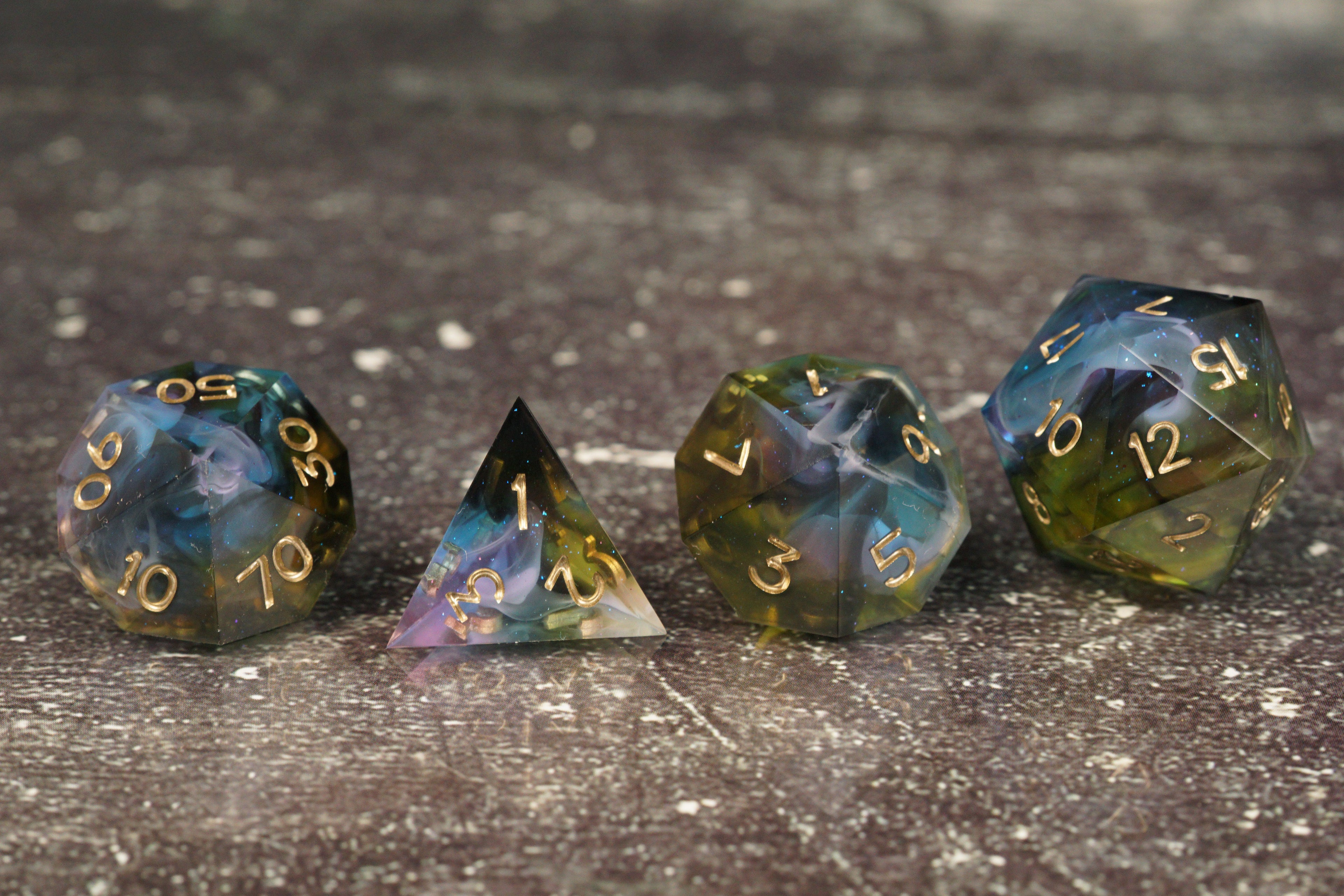 Alchemist’s Grove - Handmade Resin Dice Set