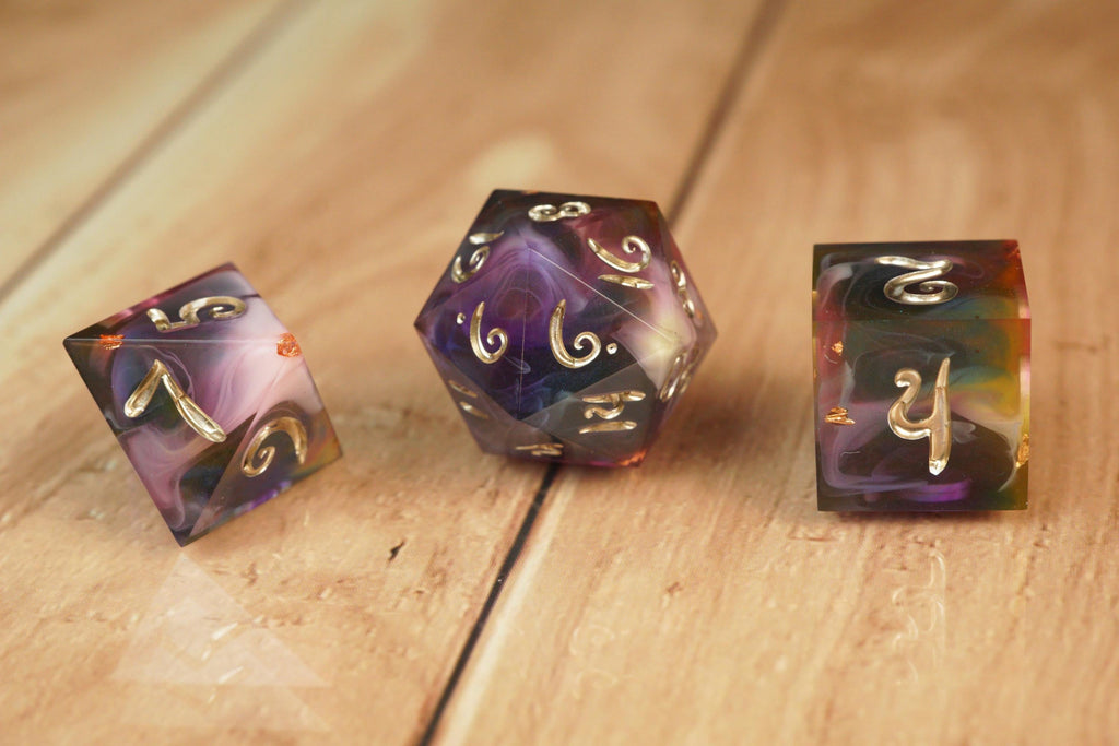Witch's Sight - Handmade Resin Dice Set