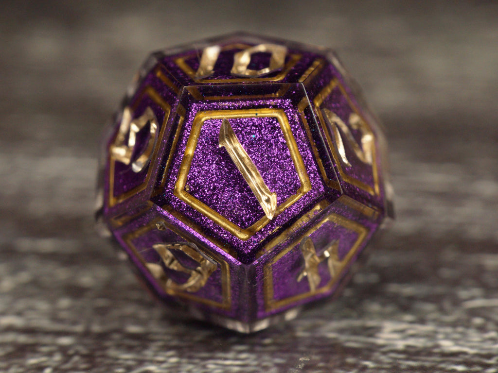 Arcane Majesty - Handmade Resin Dice Set