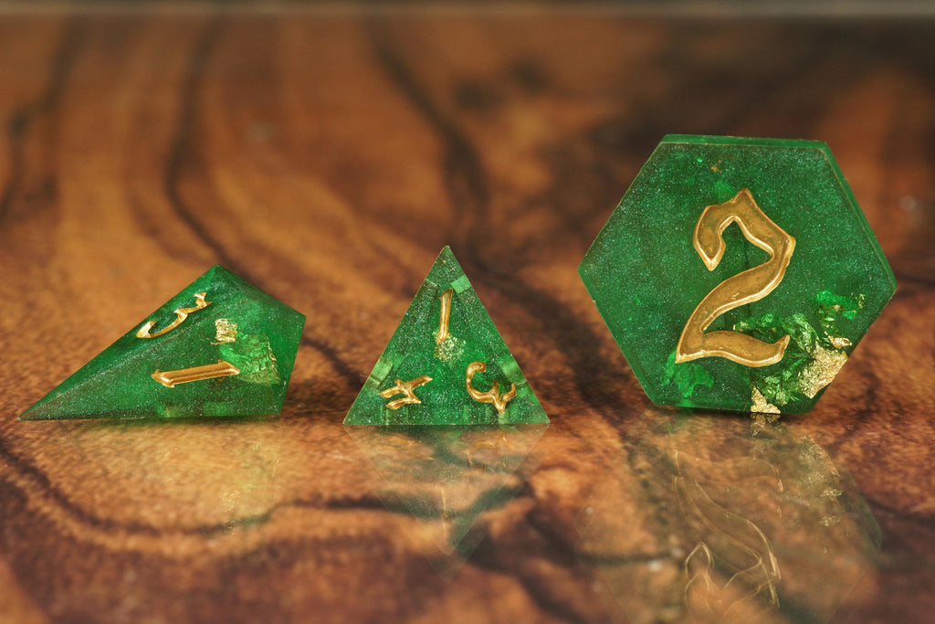 Tomb of Secrets - Handmade Resin Dice Set
