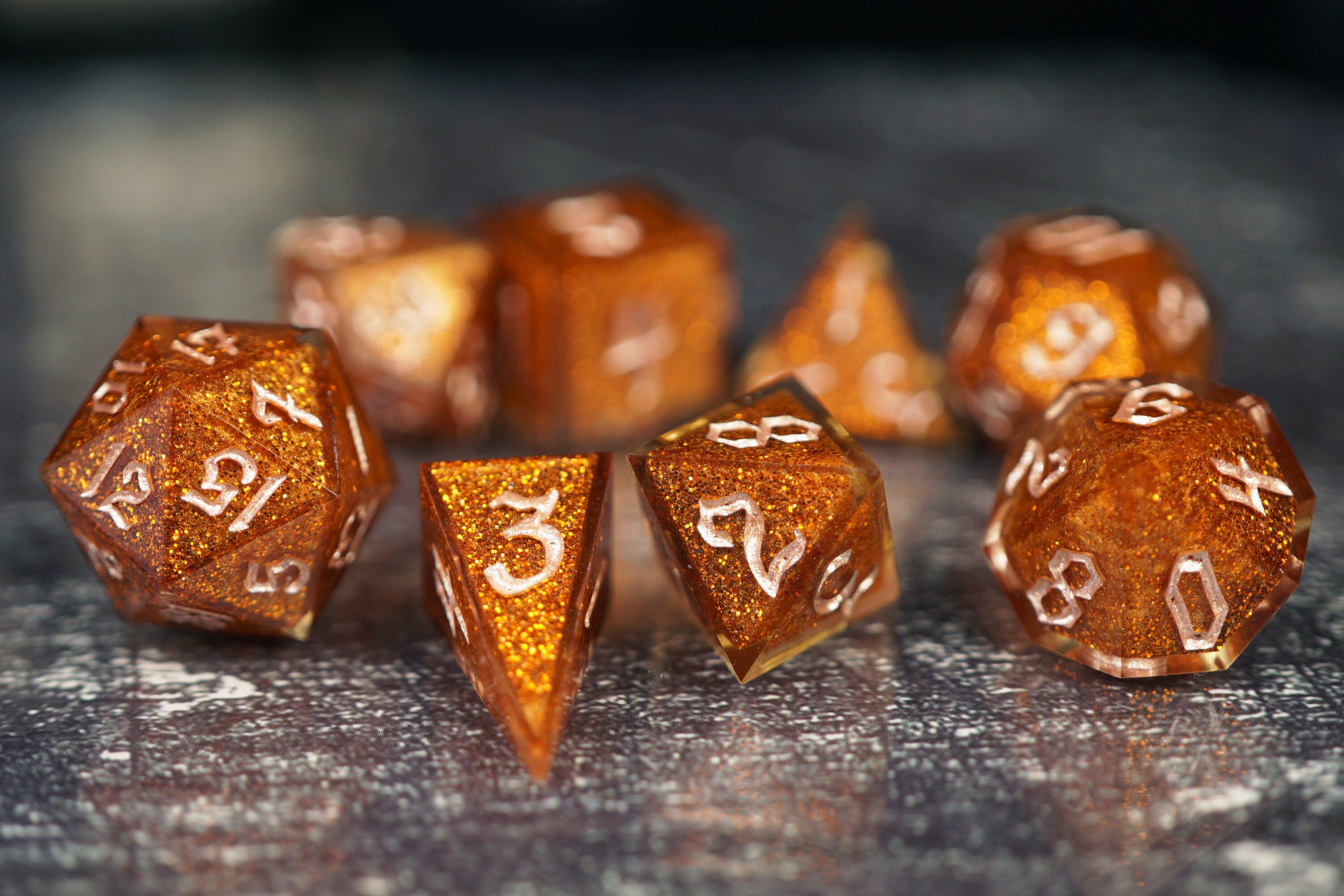 Goblin's Hideout - Handmade Resin Dice Set