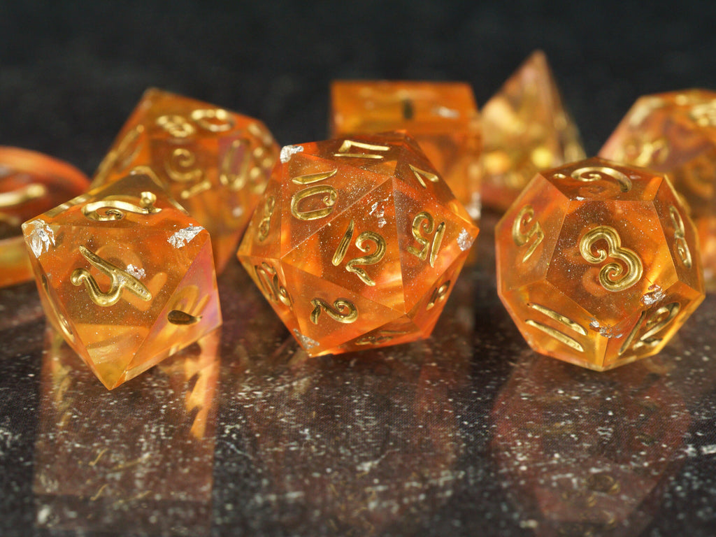 Yellowstone - Handmade Resin Dice Set