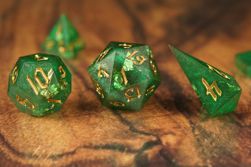 Tomb of Secrets - Handmade Resin Dice Set