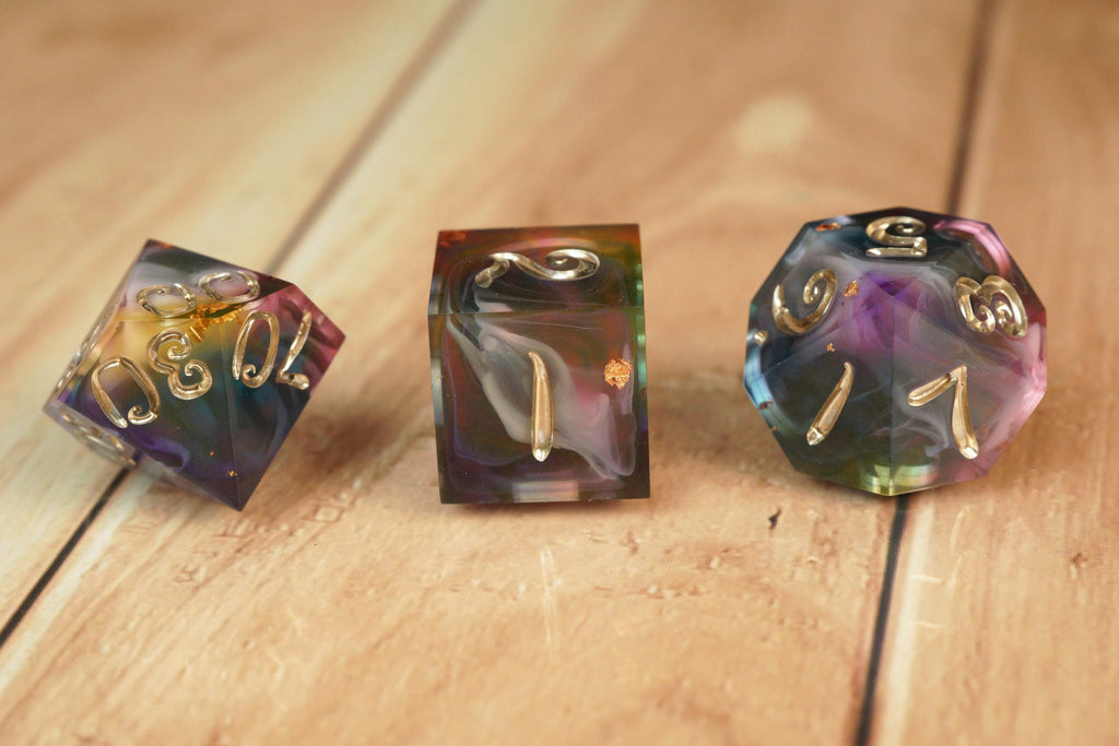 Witch's Sight - Handmade Resin Dice Set