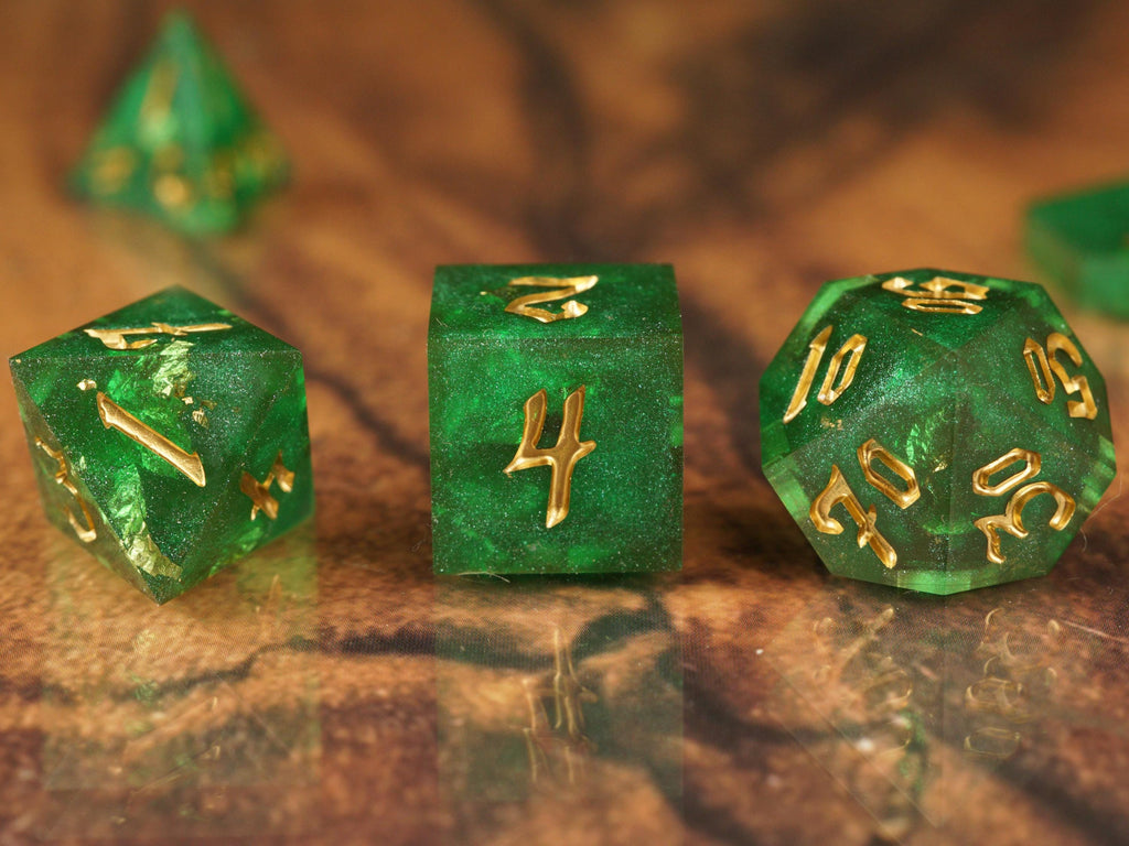 Tomb of Secrets - Handmade Resin Dice Set