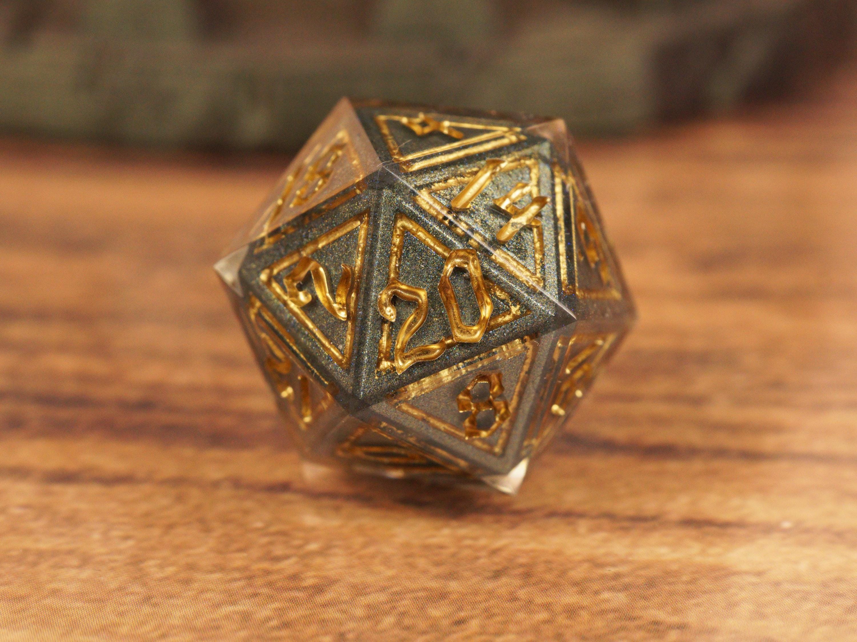 Dragon Dice - Handmade Resin Dice Set